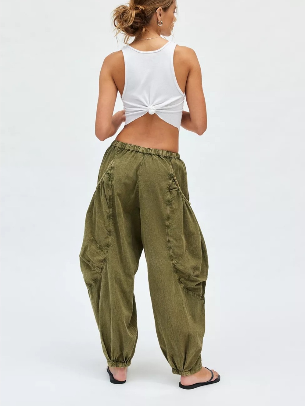 Urban Outfitters EM linen Balloon Pants - Picture 8 of 9